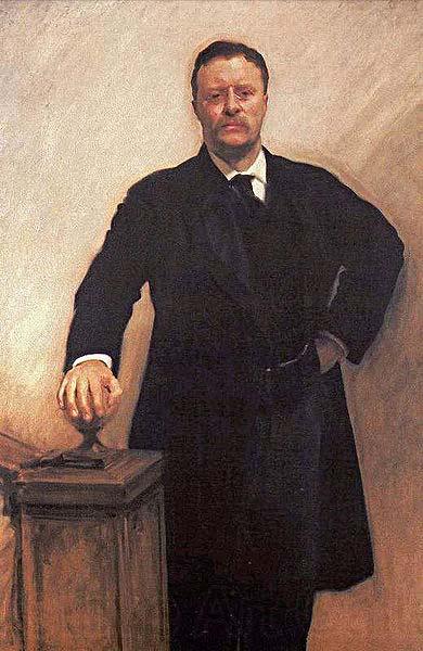 John Singer Sargent Theodore Roosevelt, Norge oil painting art